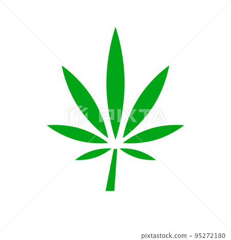cannabis symbol. Marijuana symbol. drug grass. vector. 95272180