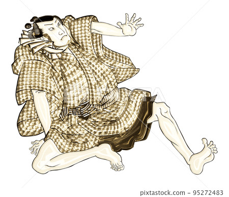 Ukiyo-e Surprised man Part 2 Gold version Ukiyo-e Surprised man Part 2 Gold version 95272483