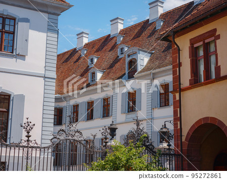 Buildings in the city centre of Basel , Switzerland Buildings in the city centre of Basel , Switzerland 95272861