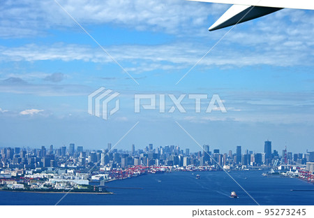 Aerial photography Odaiba, Tokyo 95273245