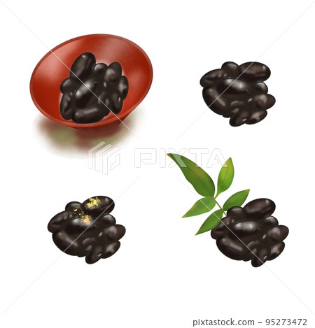 年菜、開胃菜、黑豆 95273472