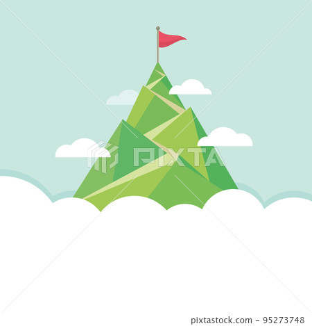 Man On A Mountain Drawing Proud Of His Climbing Success To The Clouds. Athlete On A Cliff Celebrating Achievement Ascending To The Top. Sports Guy Reaching The Sky. Man On A Mountain Drawing Proud Of His Climbing Success To The Clouds. Athlete On A Cliff Celebrating Achievement Ascending To The Top. Sports Guy Reaching The Sky. 95273748