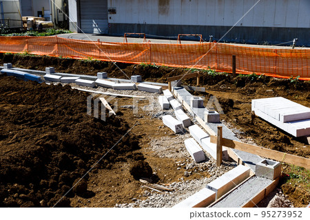Factory construction site Fence exterior construction 95273952
