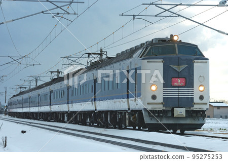 北陸本線三河加賀笠間JR西583系列B1編隊(京都)支線 北陸本線三河加賀笠間JR西583系列B1編隊(京都)支線 95275253