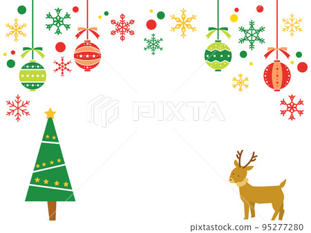 cute christmas frame material 95277280