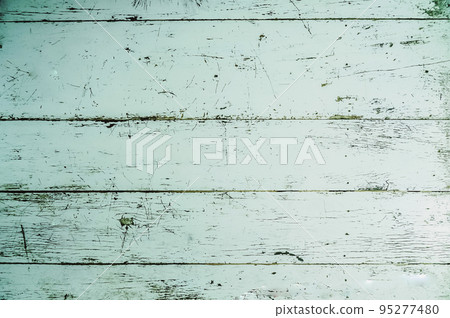 White wood for background, white wooden boards background, Top view of a wooden old table background, Background of old wooden wall 95277480