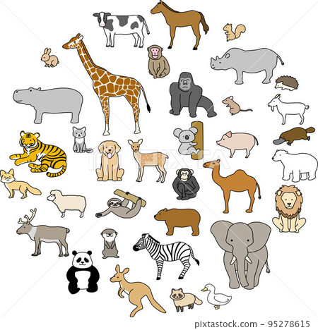 動物插圖集 動物插圖集 95278615