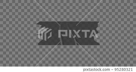 Adhesive tape. Sticky paper strip. Vector realistic scotch tapes Adhesive tape. Sticky paper strip. Vector realistic scotch tapes 95280321