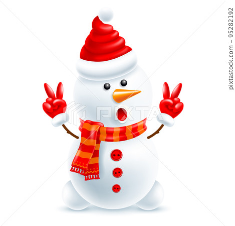 Christmas Snowman Character Christmas Snowman Character 95282192