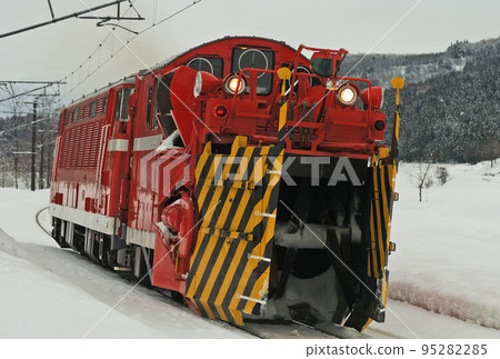 Shinetsu Main Line Nihongi-Sekiyama JR East DD53-2 (Nagaoka) Special Snow Plow Train Tokusetsu Shinetsu Main Line Nihongi-Sekiyama JR East DD53-2 (Nagaoka) Special Snow Plow Train Tokusetsu 95282285