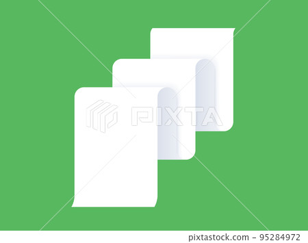 Long Paper Document - Stock Illustration [95284972] - PIXTA