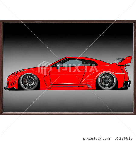 Sports car car car illustration background Sports car car car illustration background 95286615