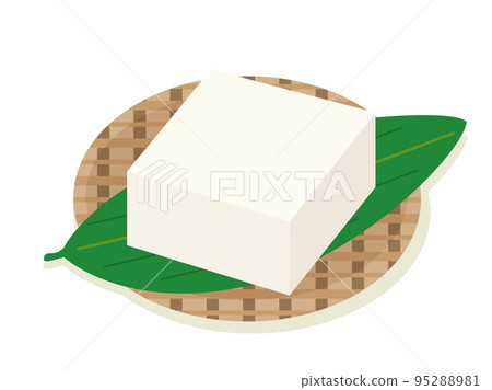 絲豆腐在濾鍋上的插圖 95288981