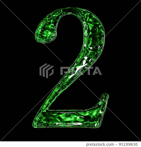 液體綠色數字 2 95289630