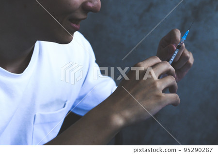 syringe, stimulant, gents 95290287