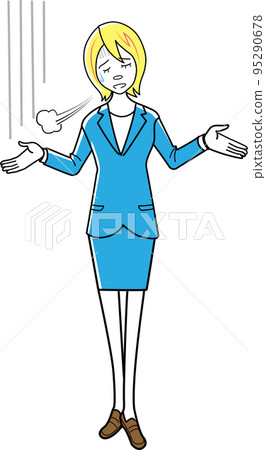 壓力大的女商人 95290678