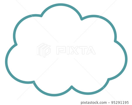 Cloudy cloud illustration material 95291195