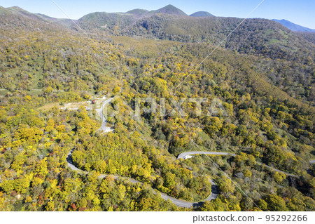 秋葉鳥瞰新雪谷新見山口 95292266