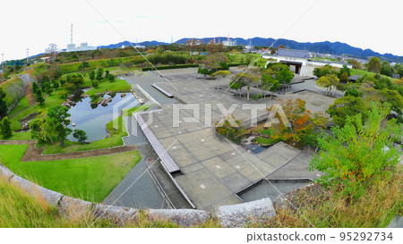 Ako Castle Ruins Honmaru Ruins 2 (Fisheye) 95292734