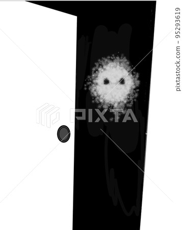 門單色插圖 (3) 95293619