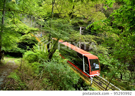 Koyasan Cable/Fudosakamichi (left) [Koya-cho, Ito-gun, Wakayama Prefecture] 95293992