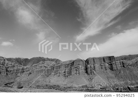 Rock formations on clear day Rock formations on clear day 95294025