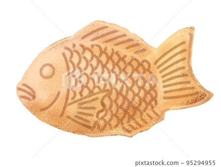 Taiyaki hand drawn illustration 95294955