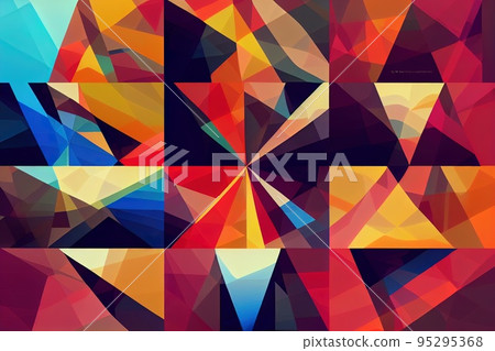 Set of 2d abstract gradient illustrations, backgrounds for the 95295368