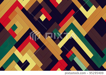 Diamond shapes seamless pattern Rhombus geometric background Outline drawing High quality 2d illustration. Diamond shapes seamless pattern Rhombus geometric background Outline drawing High quality 2d illustration. 95295409