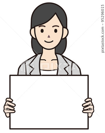 Person material illustration business woman 95296015
