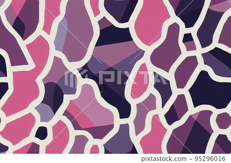 Set of trendy minimalist seamless pattern with abstract hand Set of trendy minimalist seamless pattern with abstract hand 95296016