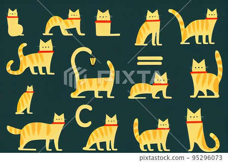 Cat police and dog suspect are in the dark Cat police and dog suspect are in the dark 95296073