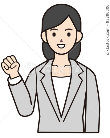 Person material illustration business woman Person material illustration business woman 95296306
