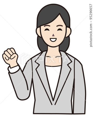 Person material illustration business woman Person material illustration business woman 95296657