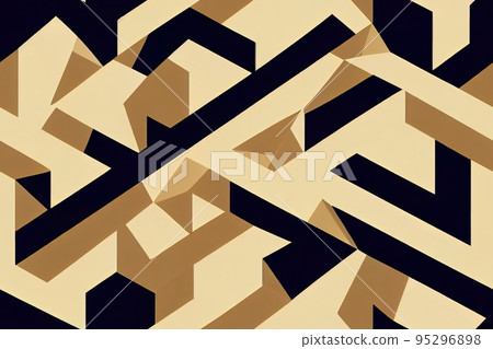 seamless pattern. Modern stylish texture. Repeating geometric tiles 95296898