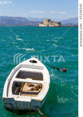 Greece, Nafplio, The Bourdzi or Bourtzi Fortress. Greece, Nafplio, The Bourdzi or Bourtzi Fortress. 95299340