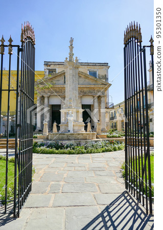 Cuba Entrance to a small neoclassical temple in Havana Cuba Entrance to a small neoclassical temple in Havana 95301350