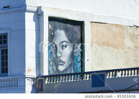 Cuba Street Art Woman Havana Cuba Street Art Woman Havana 95301636