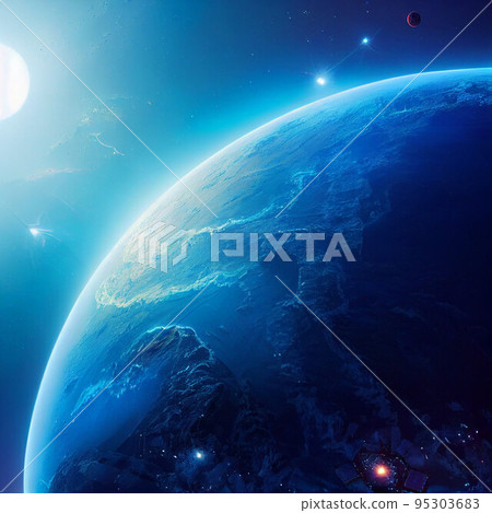 blue planet like earth 95303683