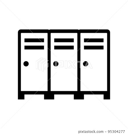 locker icon. changing room. vector. 95304277
