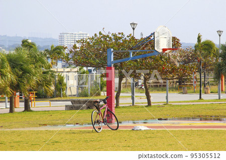 basketball and bicycle basketball and bicycle 95305512