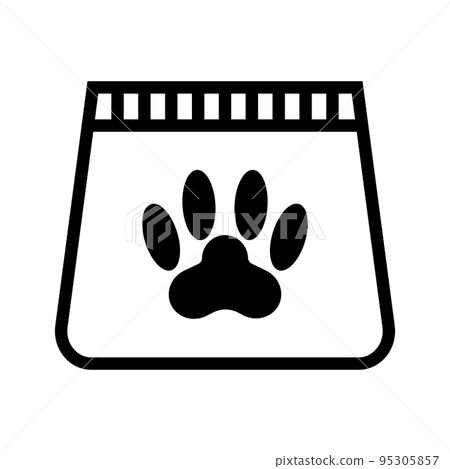 cat food. pet food. vector. 95305857