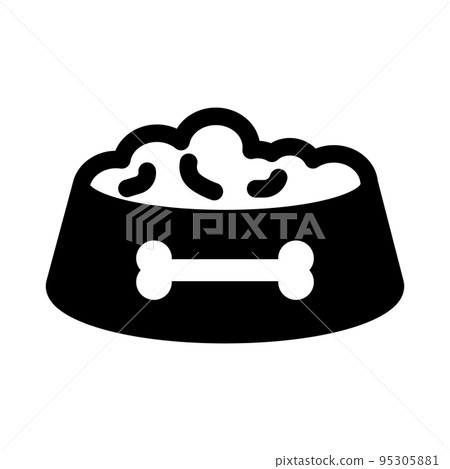 pet food. dog food and pet food. feed. vector. 95305881