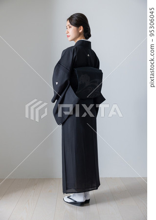 Funeral image mourning dress kimono 95306045