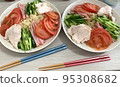 Cold Chinese noodles for two 95308682