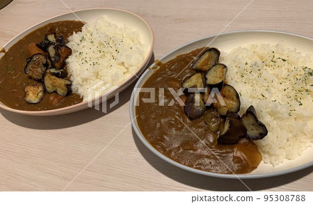 Eggplant topping curry Eggplant topping curry 95308788