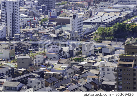 尾道國道184號線立交橋西鄉町地區廣島縣尾道市街景 尾道國道184號線立交橋西鄉町地區廣島縣尾道市街景 95309426