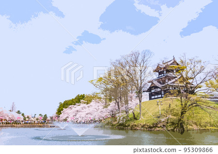 高田城公園的櫻花 95309866