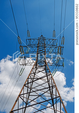 High voltage electrical transmission tower 95310602