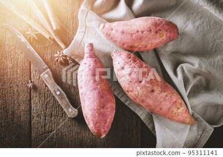 isolated sweet potato isolated sweet potato 95311141